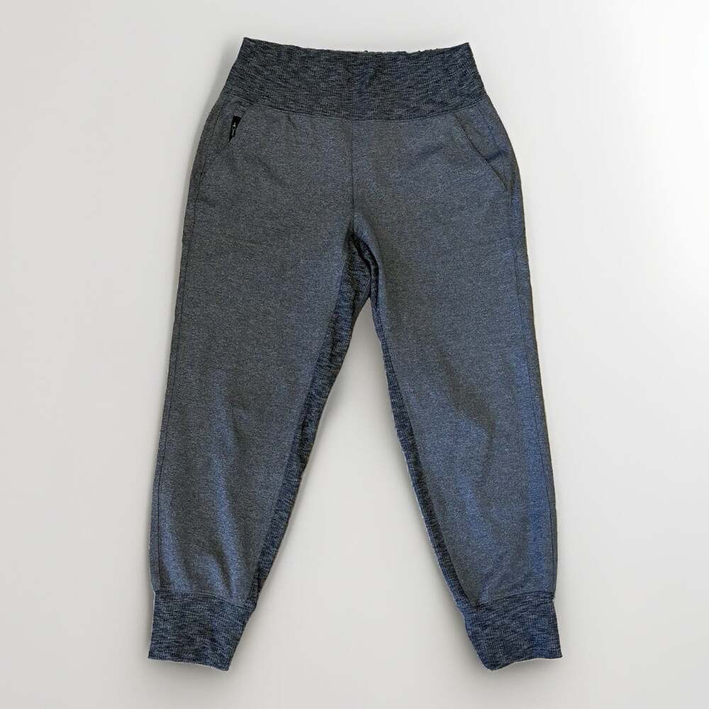 Athleta Venice Jogger Women's M Gray Pull On Knit Stretch Pants Pockets M New